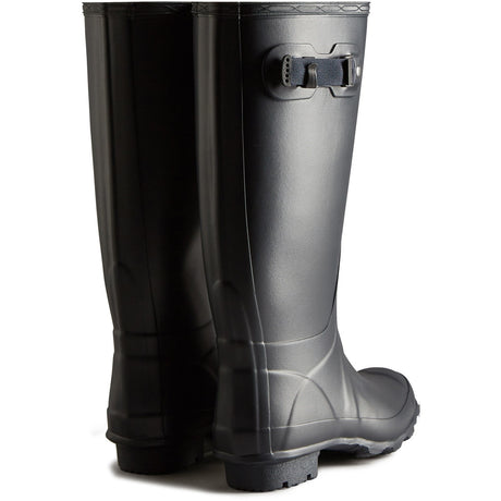 Hunter Huntress Wide Leg Wellington Boots #colour_navy