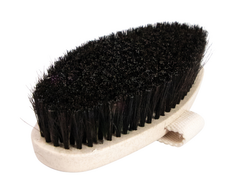 Hy Equestrian Recycled Body Brush #colour_beige