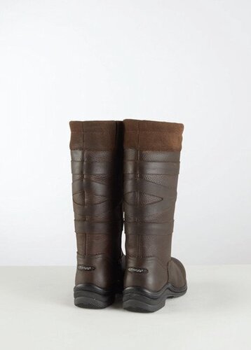 Toggi Ravine Children's Leather Country Boot #colour_bitter-chocolate