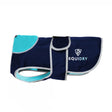 EQUIDRY Dog Coat #colour_navy-torquoise