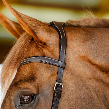 Horseware Micklem Competition Bridle #colour_dark-havana