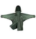 EQUIDRY Children's Thin Fleece Shortie #colour_black-forest-green