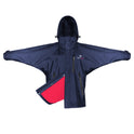 EQUIDRY Children's Thin Fleece Shortie #colour_navy-raspberry
