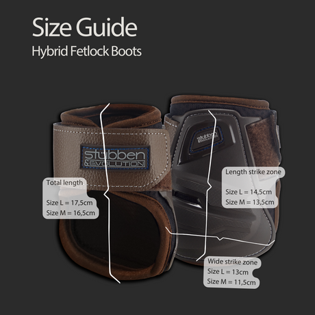 Stubben Hybrid Fleece Fetlock Boots #colour_brown