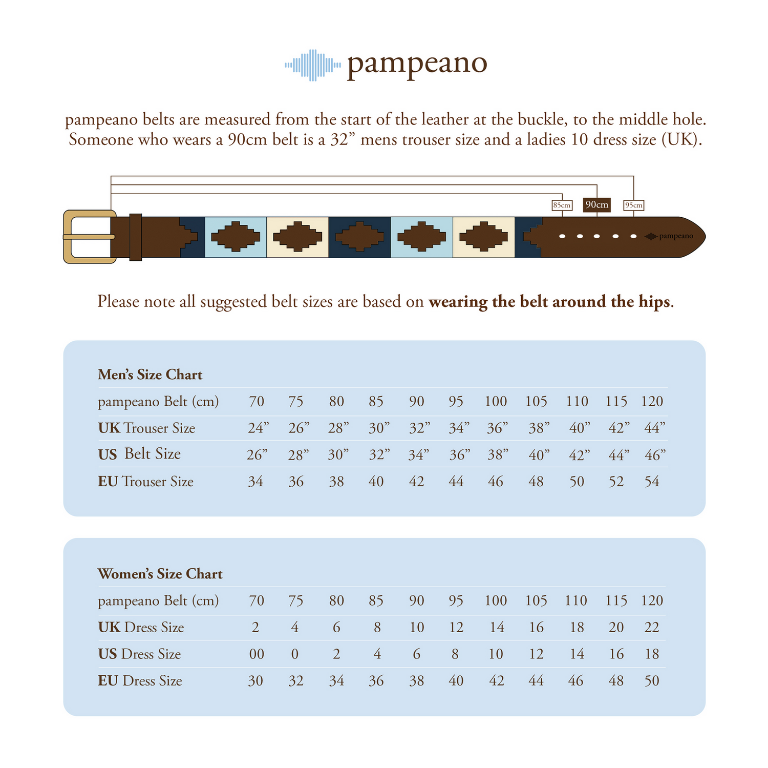 Pampeano Leather Polo Belt - Nieve
#colour_nieve