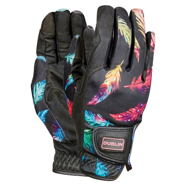 Dublin Patterned Riding Gloves