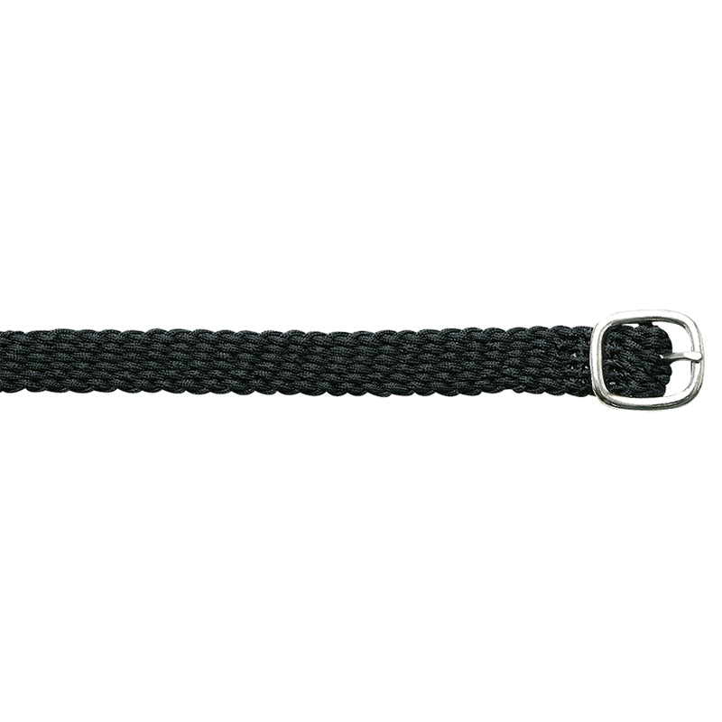 Imperial Riding Heavy Nylon Braided Spur Straps #colour_black