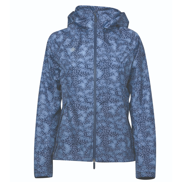 Dublin Cortina Waterproof Jacket #colour_blueberry-navy-print