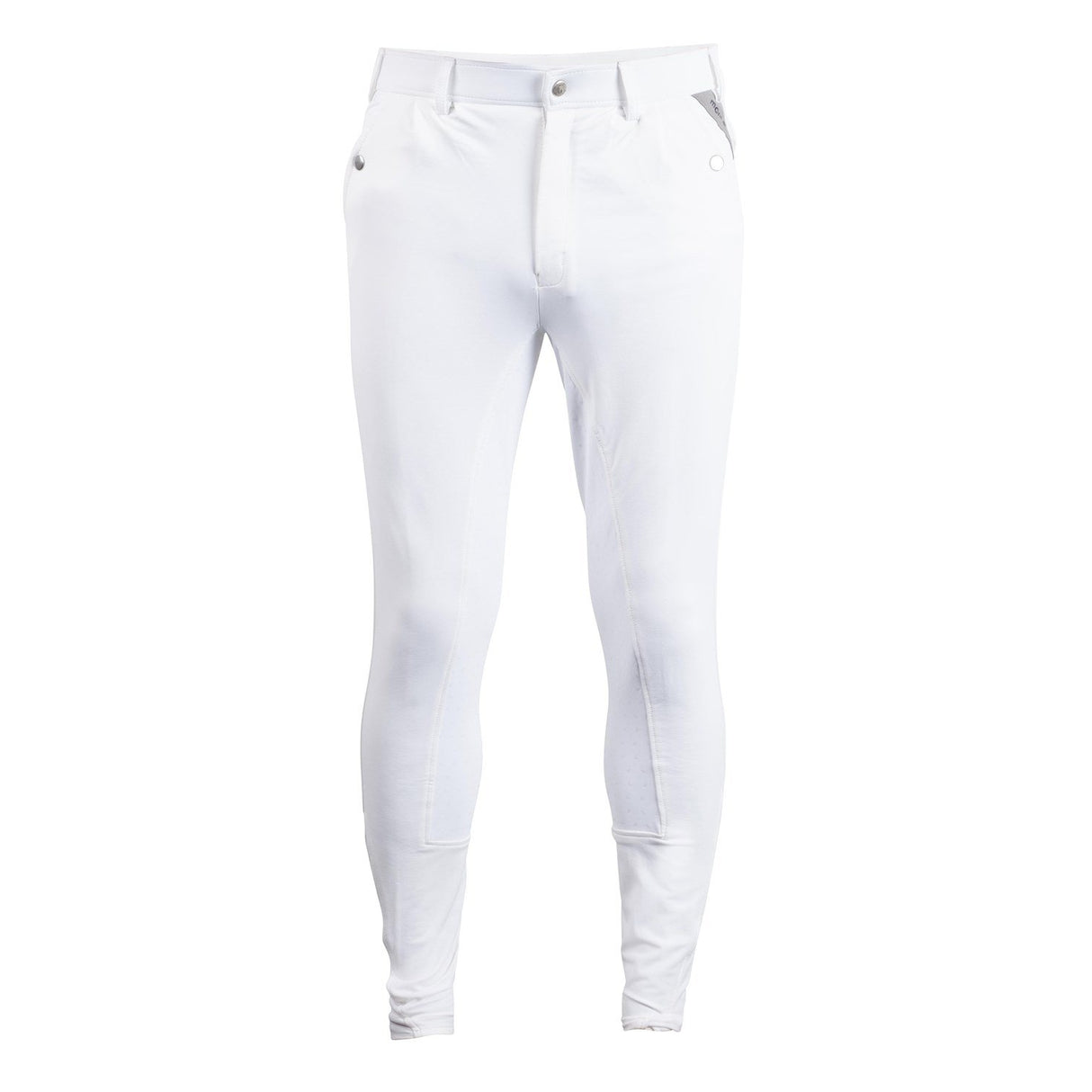 Montar Gary Yati Hvid Fuldgrip Mens Breeches