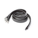 KM Elite Laminated Stirrup Leathers #colour_black