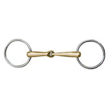 HKM 18 mm anatomische Trense mit losem Ring und Argentan-Beschichtung