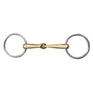 HKM 18 mm anatomische Trense mit losem Ring und Argentan-Beschichtung