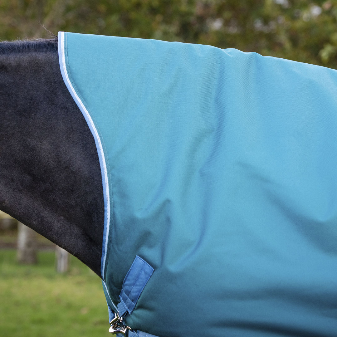 Horseware Ireland Amigo Bravo 12 Wug 400g Heavy Turnout Rug #colour_storm-green-turquoise-aqua