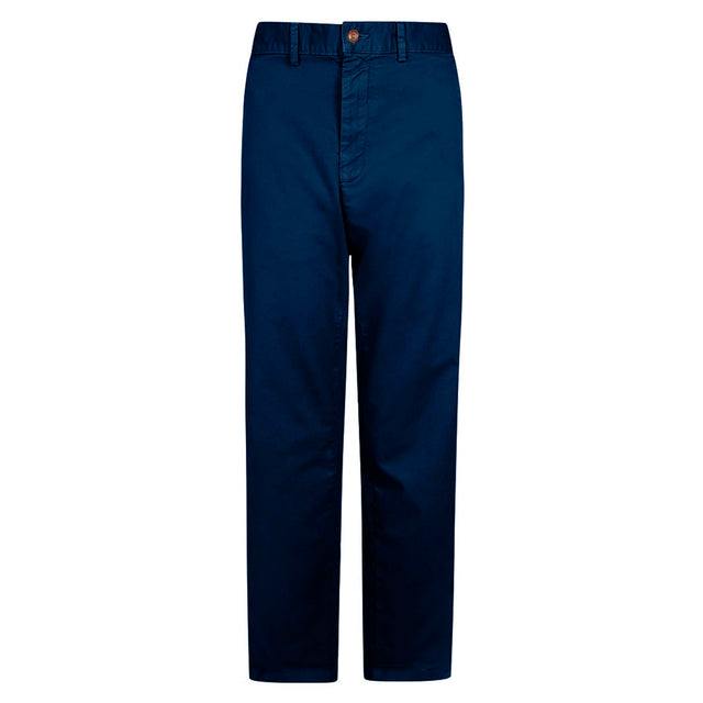 Hoggs of Fife Beauly Men's Stretch Cotton Chinos #colour_navy