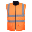 Portwest Hi-Vis Reversible Bodywarmer #colour_orange