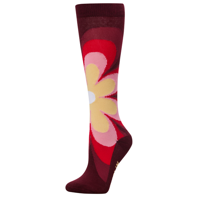 Dublin Single Pack Socks Adults #colour_mulberry-flower-power