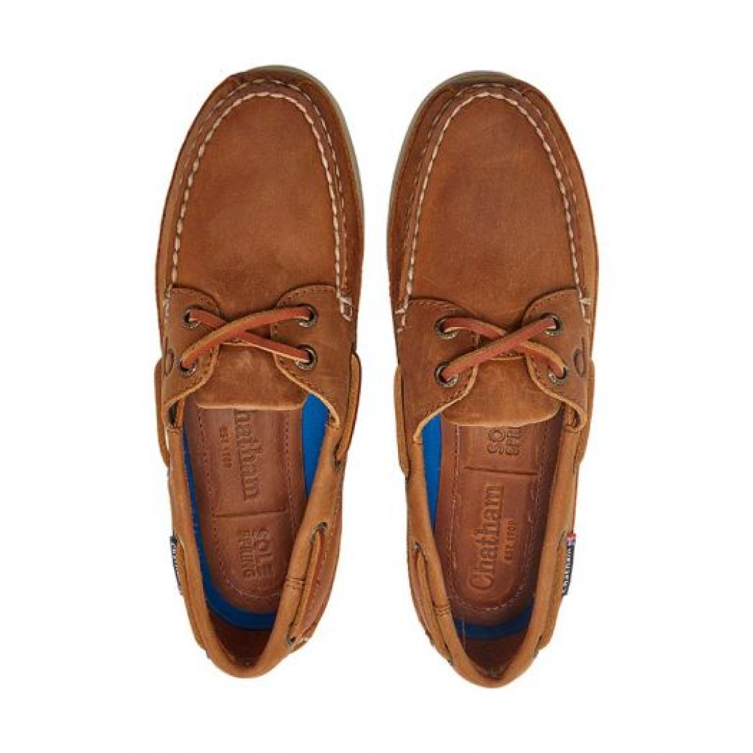 Chatham Kayak Lady Wide Fit G2 Leather Boat Shoes #colour_walnut