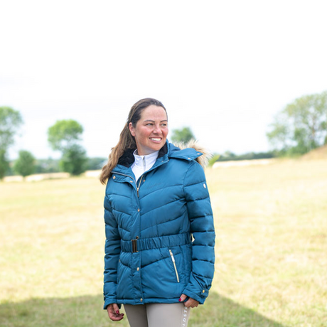 Coldstream Cornhill Quilted Coat #colour_cool-slate-blue