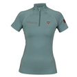 Shires Aubrion Team Short Sleeve Base Layer #colour_sage