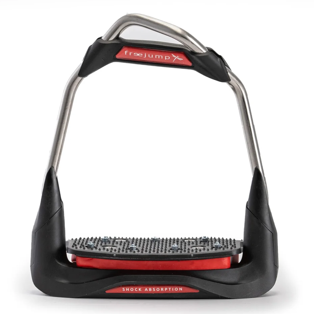 Freejump AIR'S 10-30 Stirrups #colour_black-red