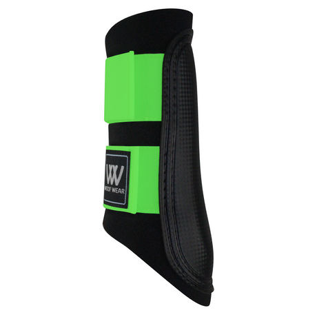 Woof Wear Club Brushing Boot #colour_black-lime