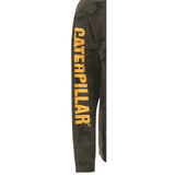 T-shirt à manches longues avec bannière de marque Caterpillar