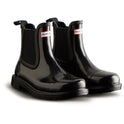 Hunter Damen Commando Gloss Chelsea-Stiefel