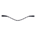HKM Precious Browband #colour_black-grey-white