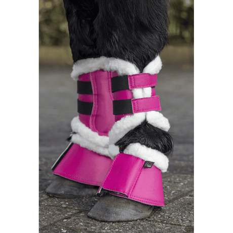 HKM Comfort Shetty Protection Boots #colour_cranberry