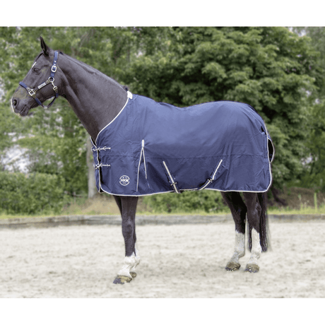 HKM Eco-Light 100g Filling Turnout Rug #colour_deep-blue