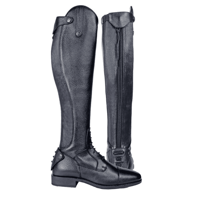 HKM Latinium Style Extra Long, Width M Riding Boots #colour_black