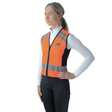 HyVIZ Waistcoat - Please Pass Wide & Slow #colour_orange-black